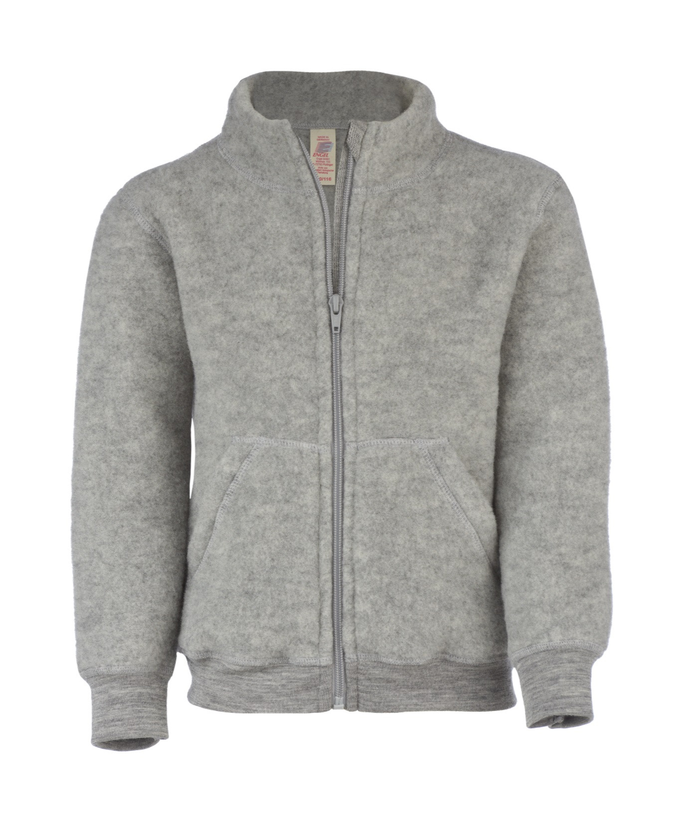 Children zip Jacket Organic Wool Fleece - Little Spruce Organics