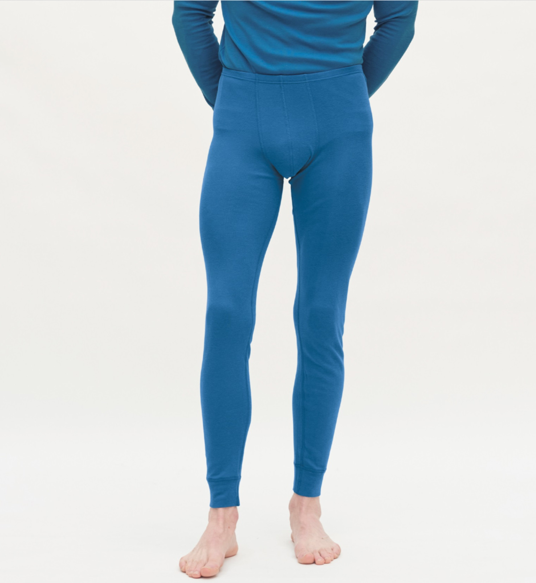 Natural Merino Wool Leggings for Men - Winter Long Johns - Thermal Underwear