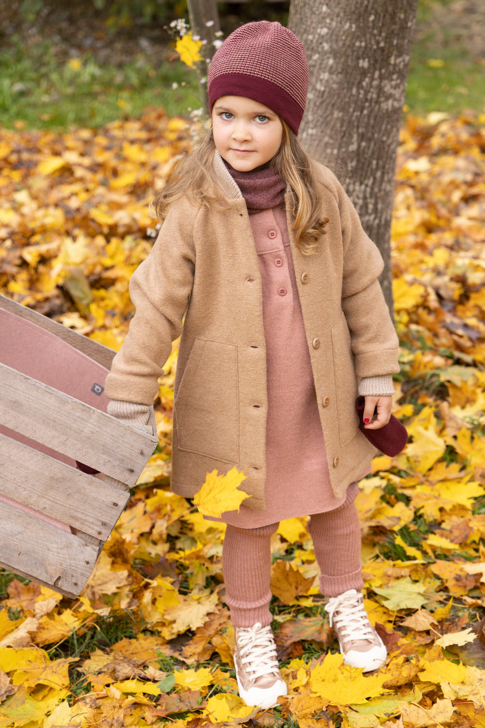 Disana Organic Boiled Wool Childrens Mantel Coat - Little Spruce