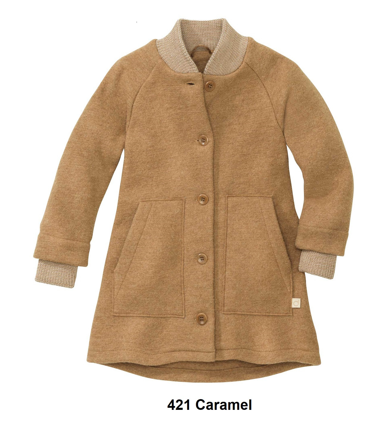 Disana Organic Boiled Wool Childrens Mantel Coat - Little Spruce