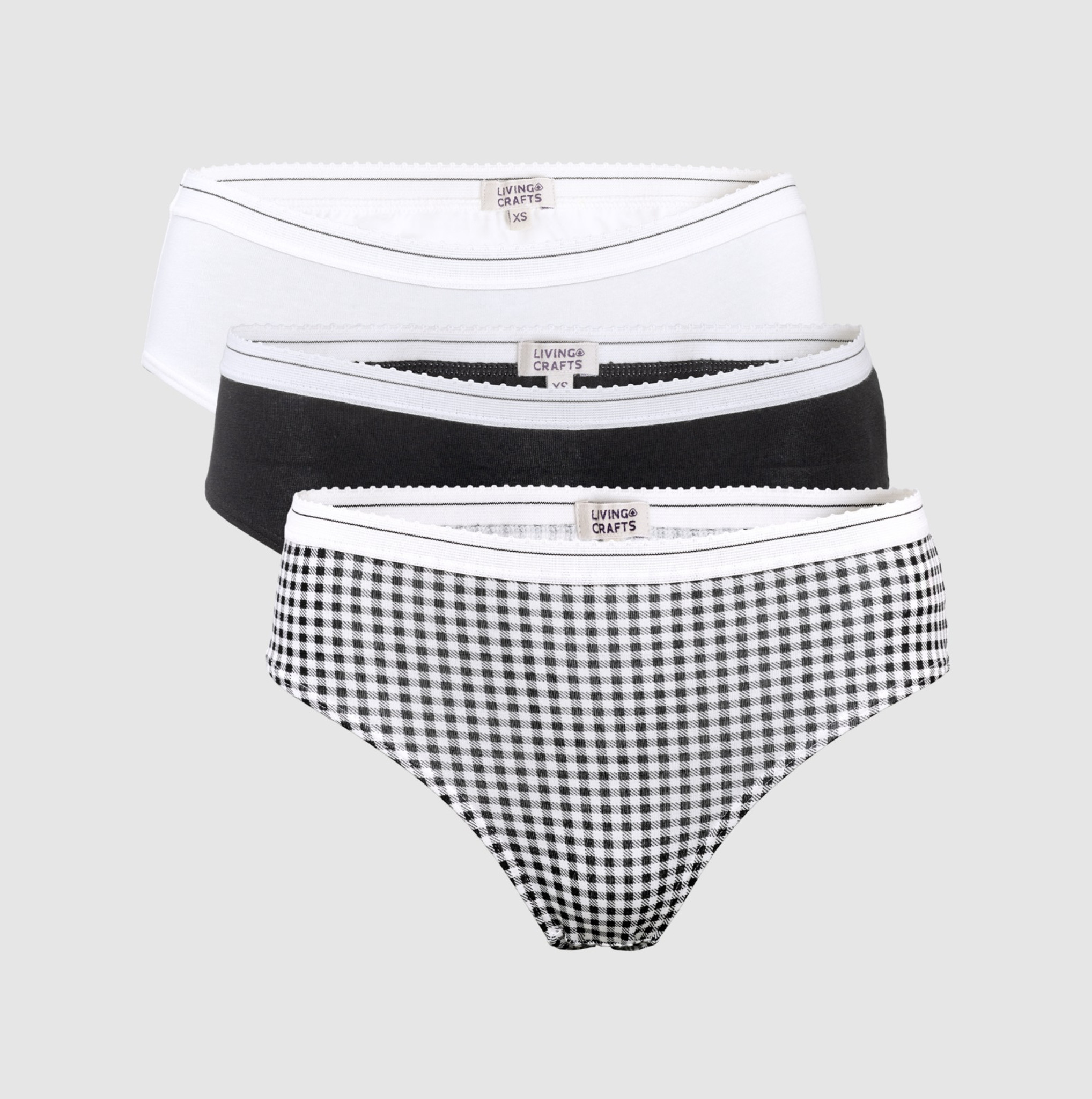 Bonpoint patterned cotton briefs (pack of three) - White