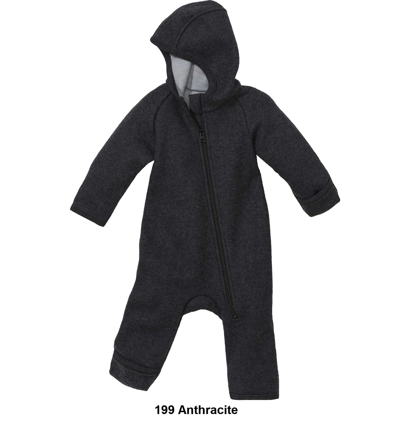 Disana Organic Boiled Wool Zip-Bunting (Zip-Overalls) - Little