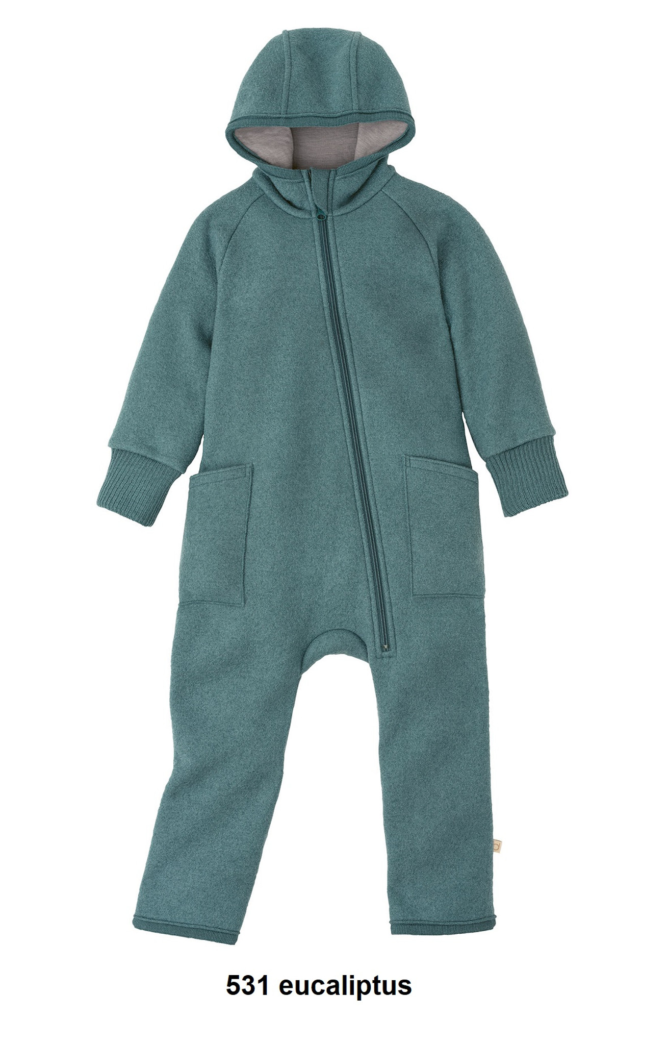 Disana Organic Boiled Wool Zip-Bunting (Zip-Overalls