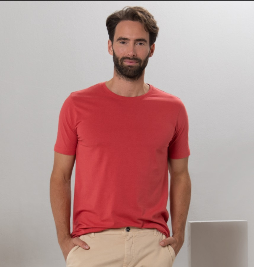 U.S.A Flag - Sustainably Made Men's organic cotton t-shirt main image 1