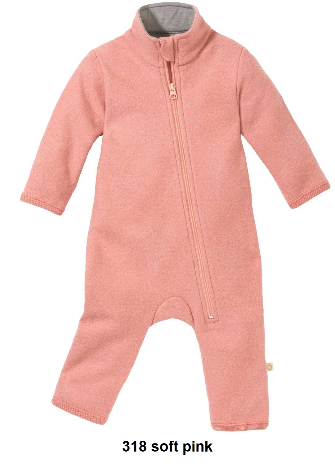 Disana Organic Boiled Wool Suit (Zip-Bunting, Zip-Overalls), 260 g