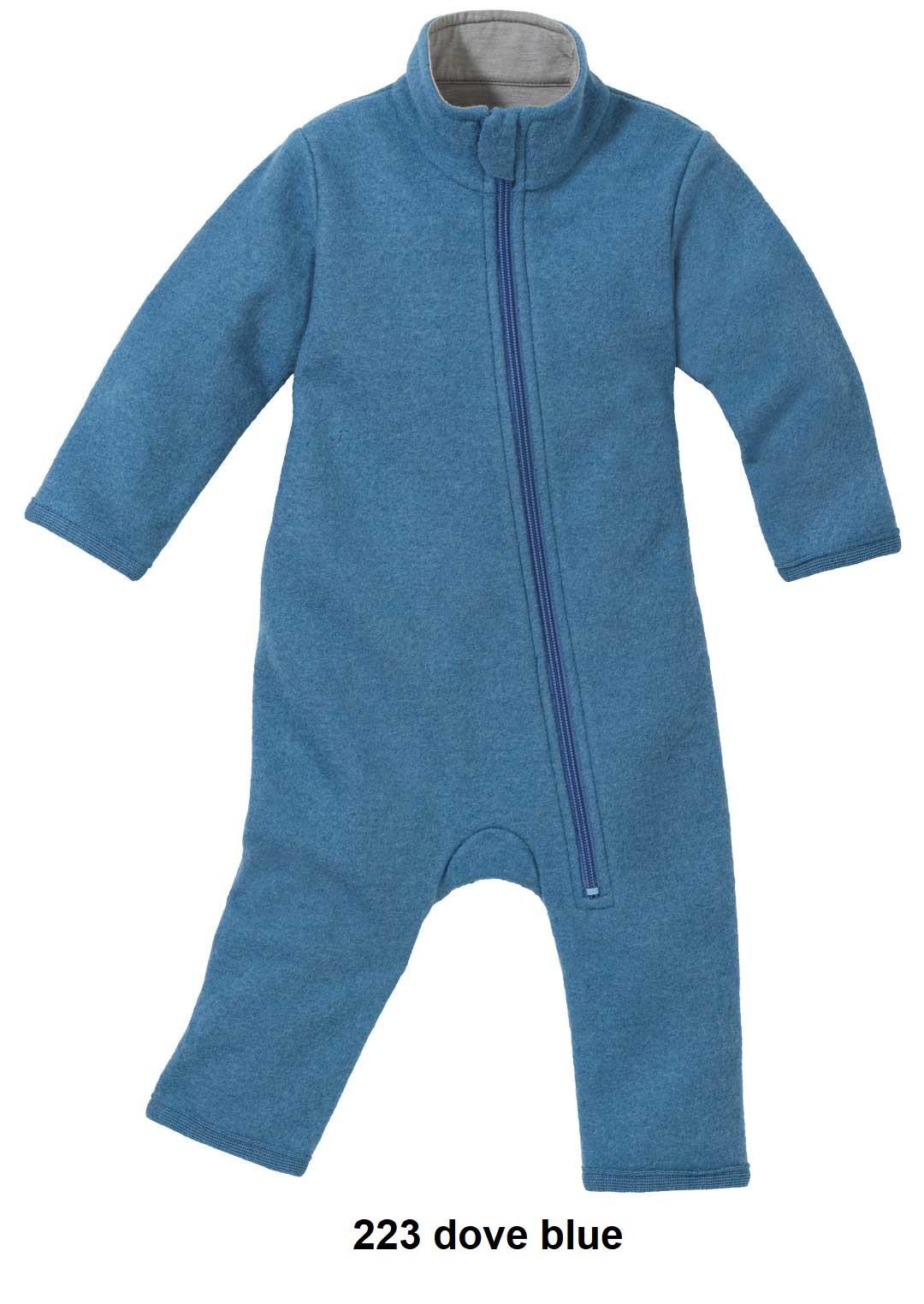 Disana Organic Boiled Wool Suit (Zip-Bunting, Zip-Overalls), 260 g