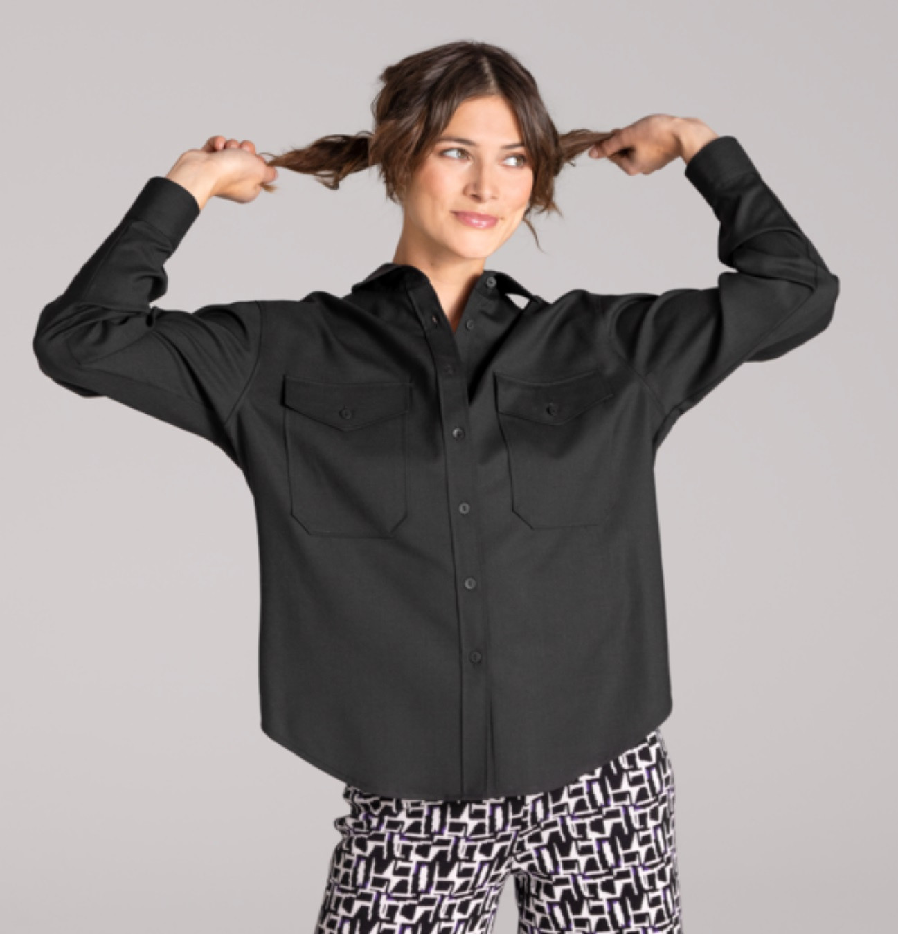 Women's Organic Wool Shirt - trueStory ALIX - Little Spruce Organics