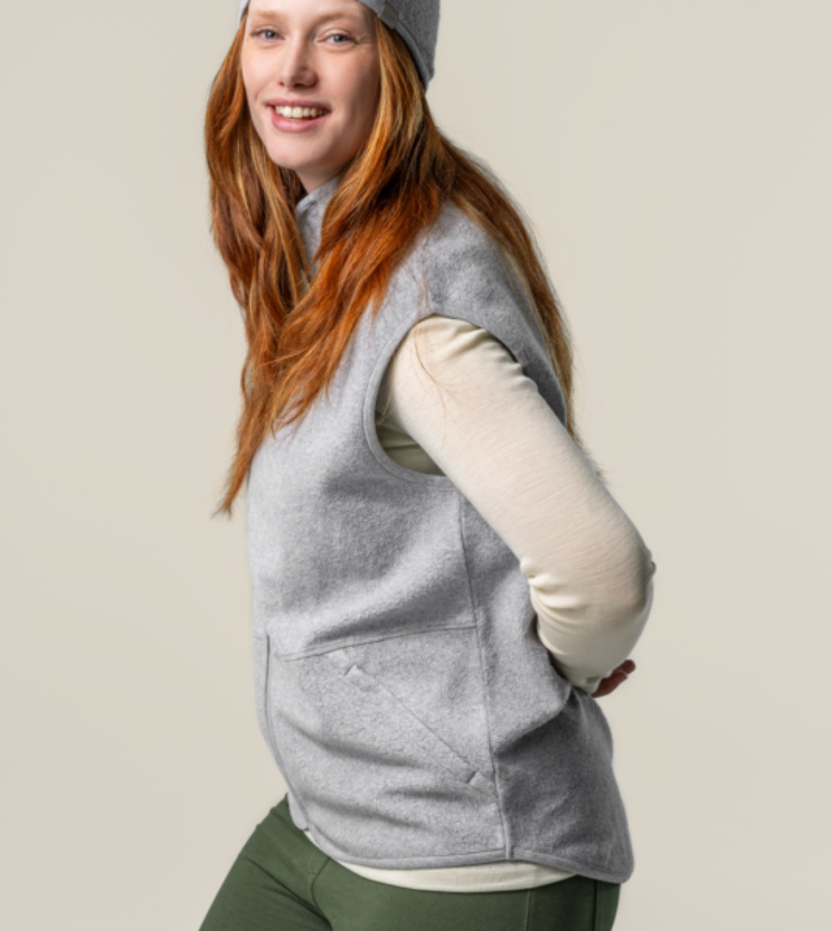 トップス ORGEIL Cotton Vest O'Connell's Full Zip Cotton Vest with pockets - Navy | Men's and