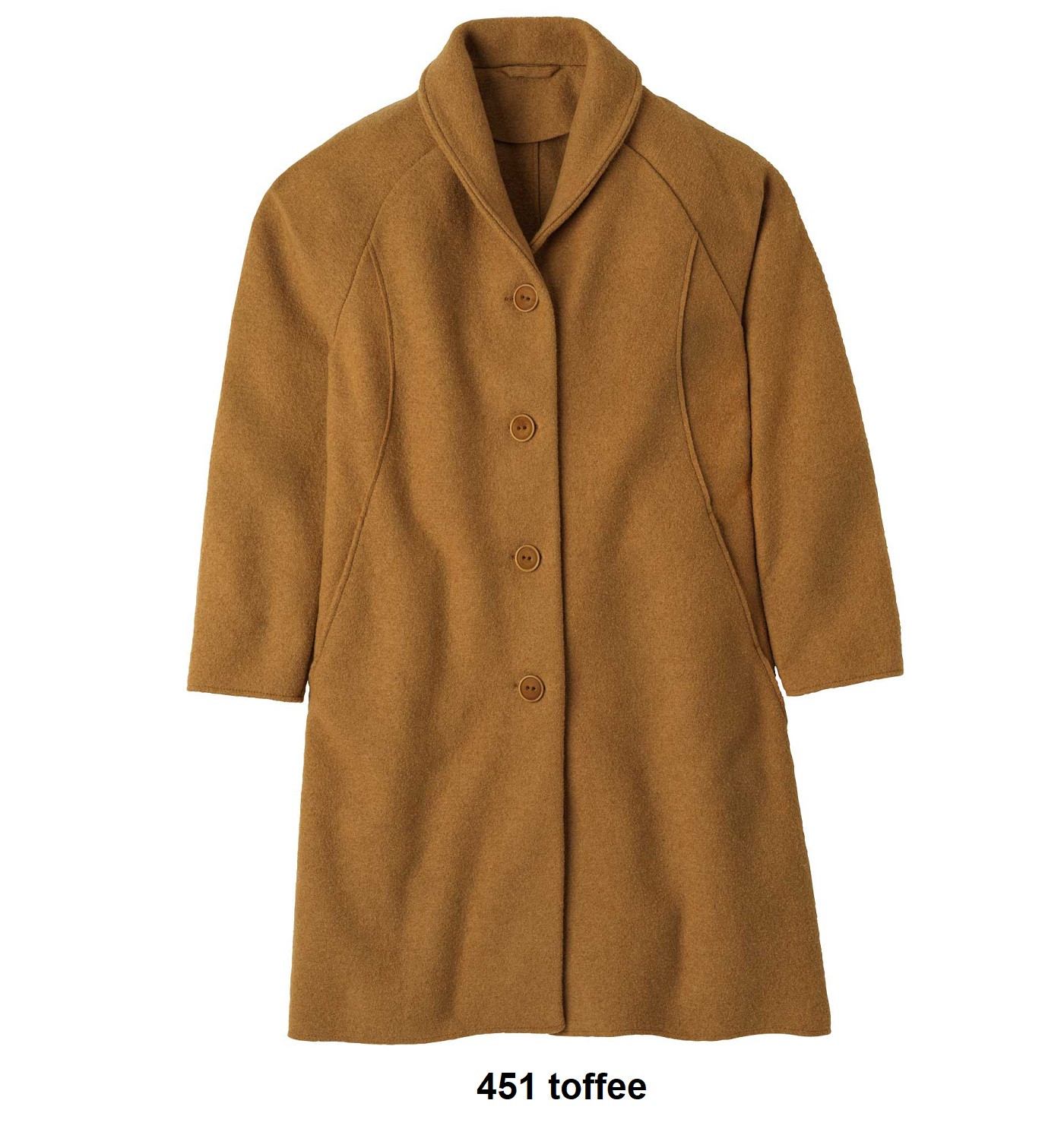 Disana Organic Boiled Wool Ladies Coat - 42210 - Little Spruce