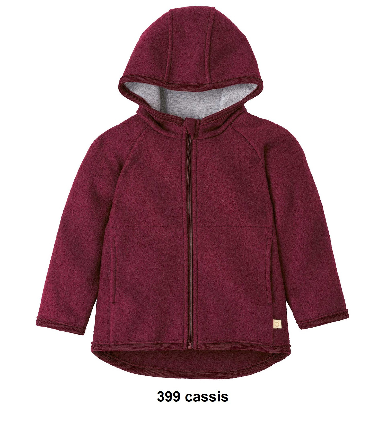 Disana Organic Boiled Wool Jacket Zipp - Little Spruce Organics