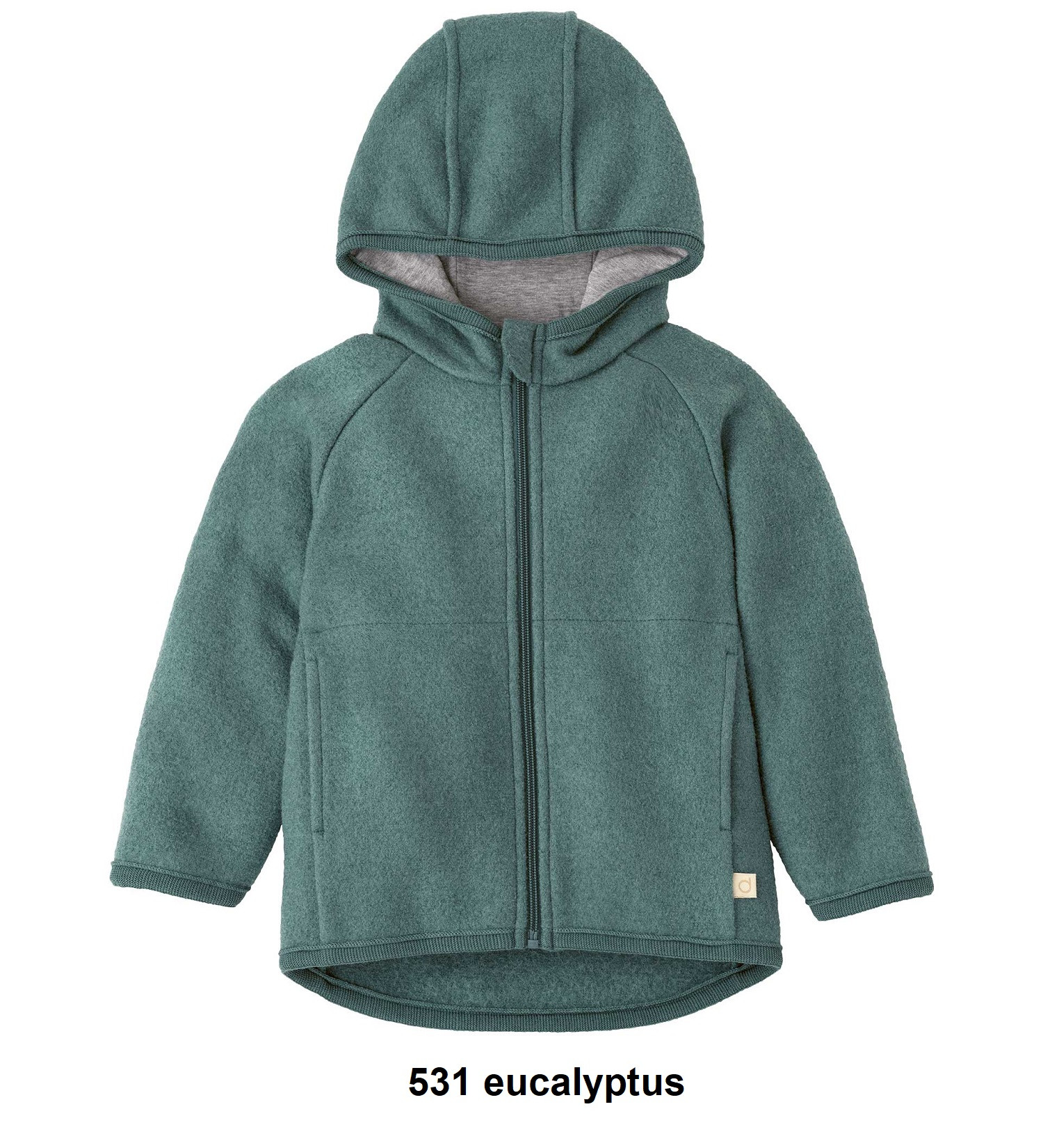 Disana Organic Boiled Wool Jacket Zipp - Little Spruce Organics