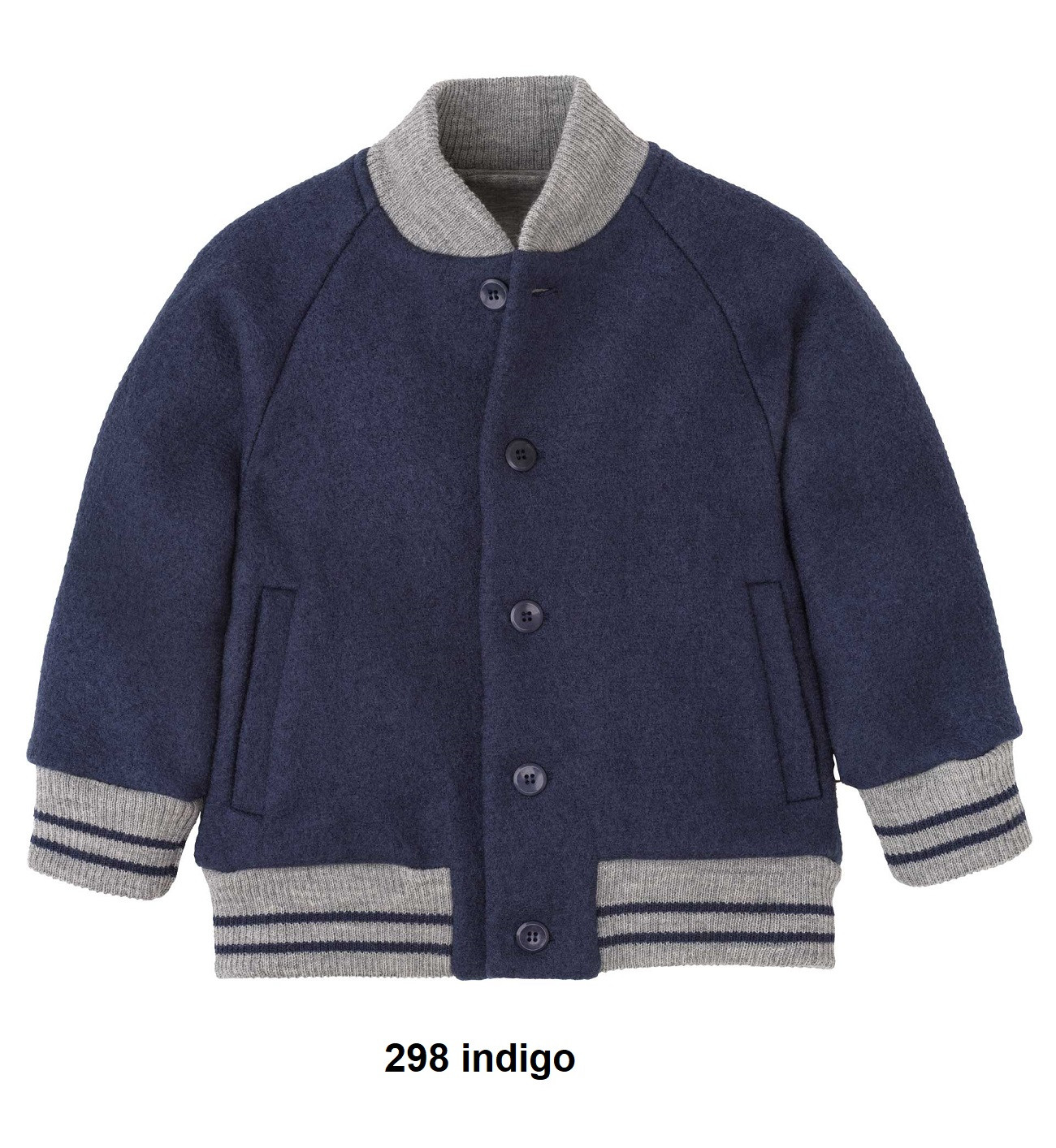 Disana Organic Boiled Wool Childrens College Jacket - Little