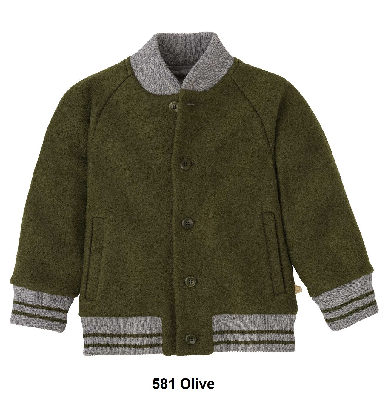 Disana Organic Boiled Wool Childrens College Jacket - Little
