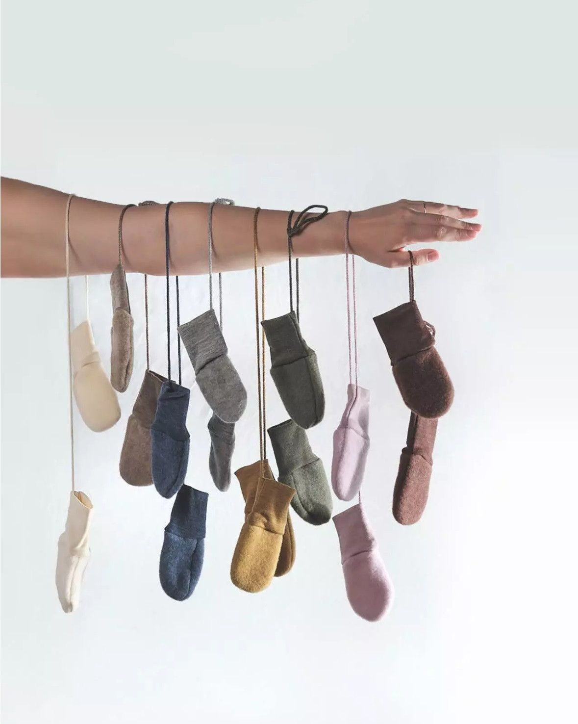 Engel Organic Wool Fleece Baby Mittens - Little Spruce Organics