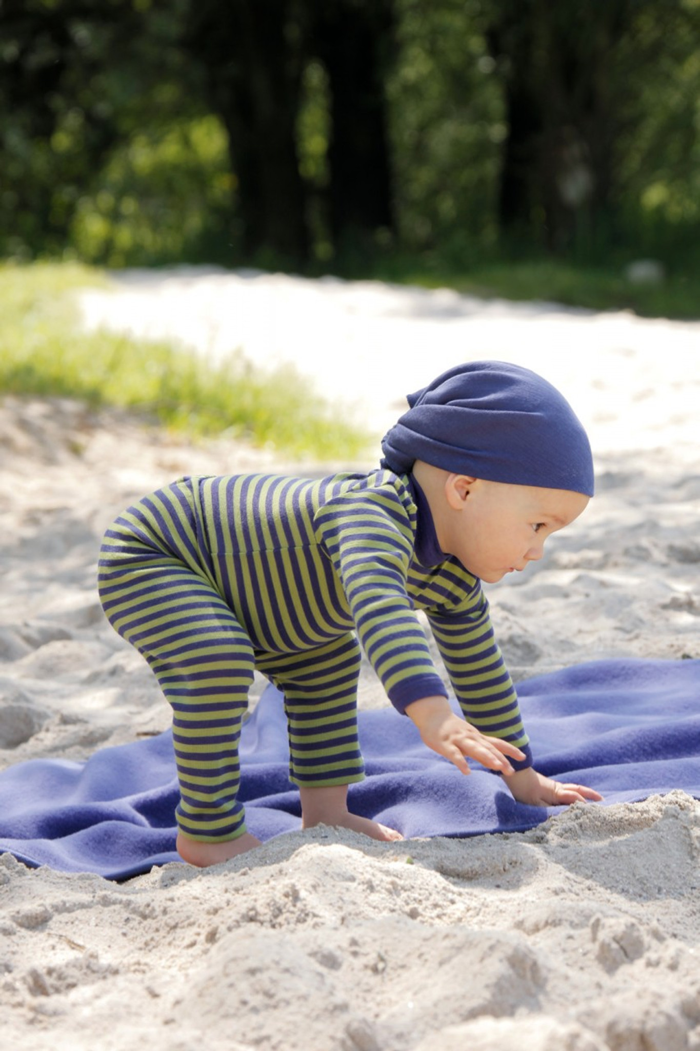 MERINO WOOL TIGHTS CABLE - Natural – Baby in Merino