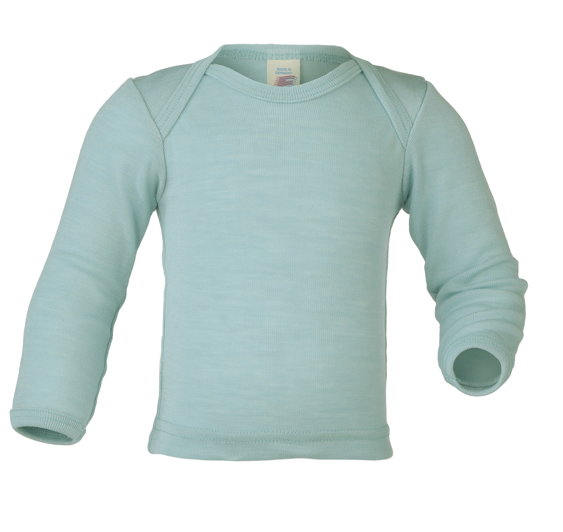 Engel Kindershirt met lange mouwen, van wol en zijde, maat 176, marineblauw