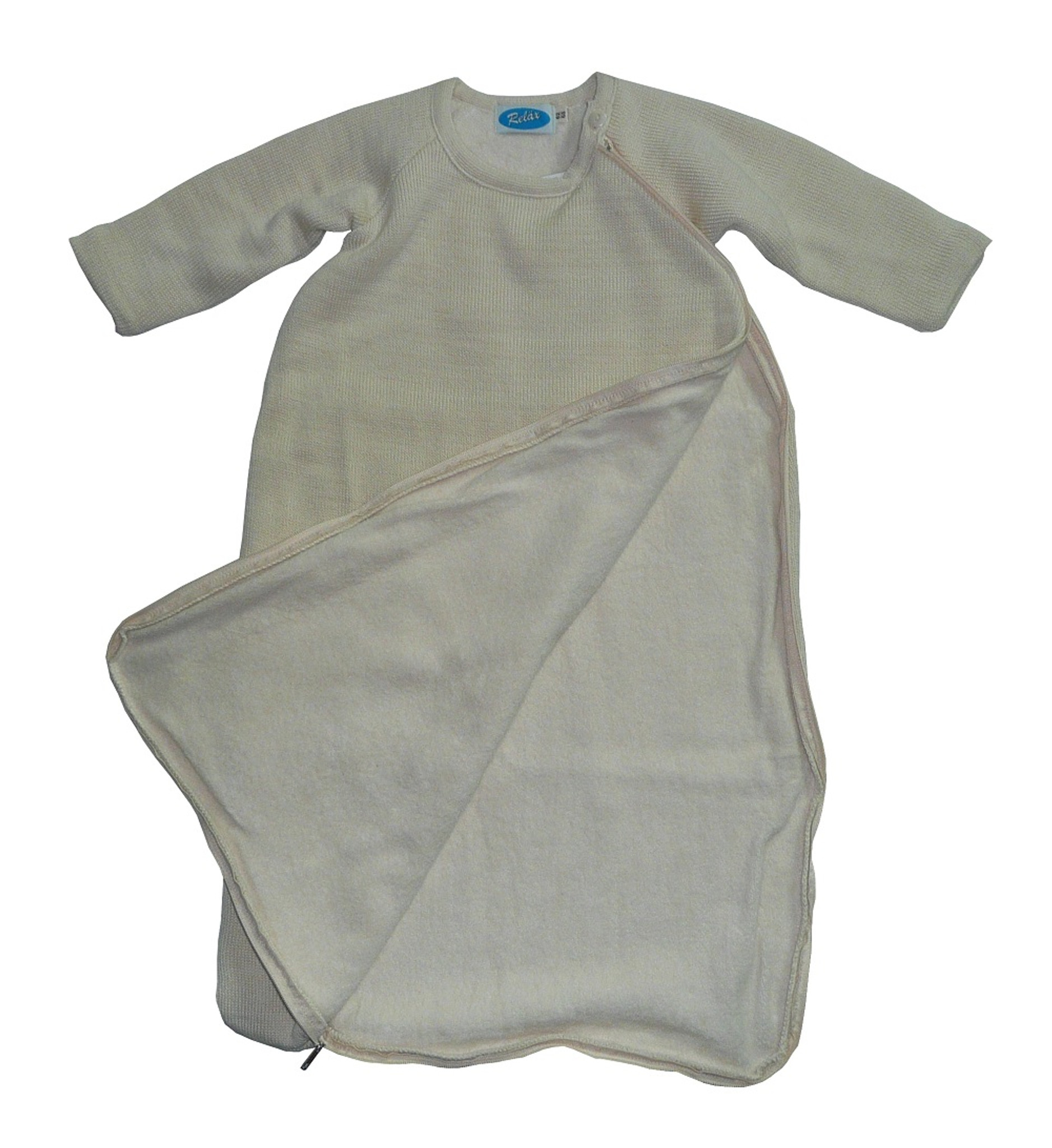 Organic Merino Wool Long-Sleeved Sleep Sack - Little Spruce Organics
