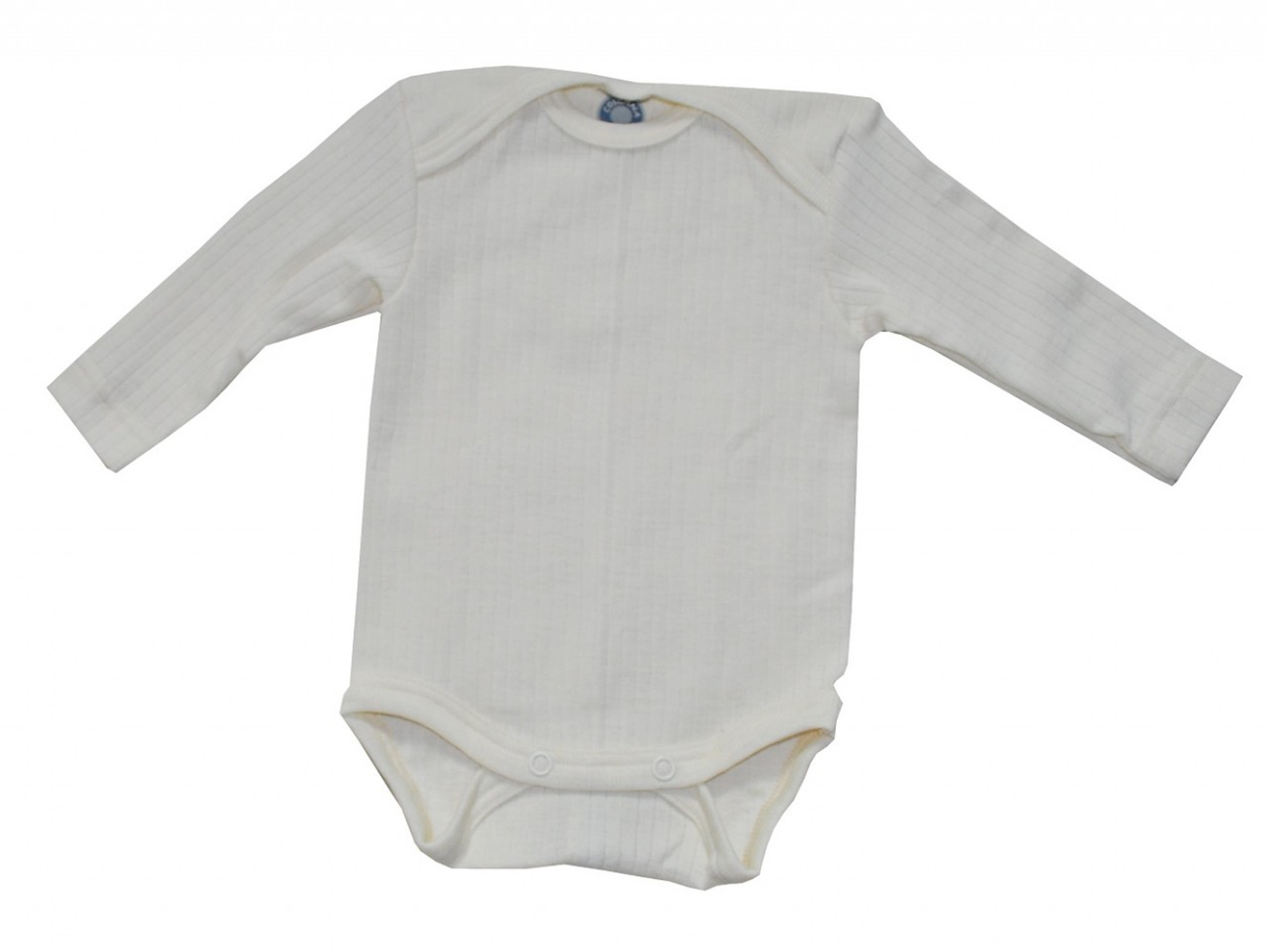 Cosilana Organic Wool/ Silk/ Cotton Long Sleeved Bodysuit - Little ...
