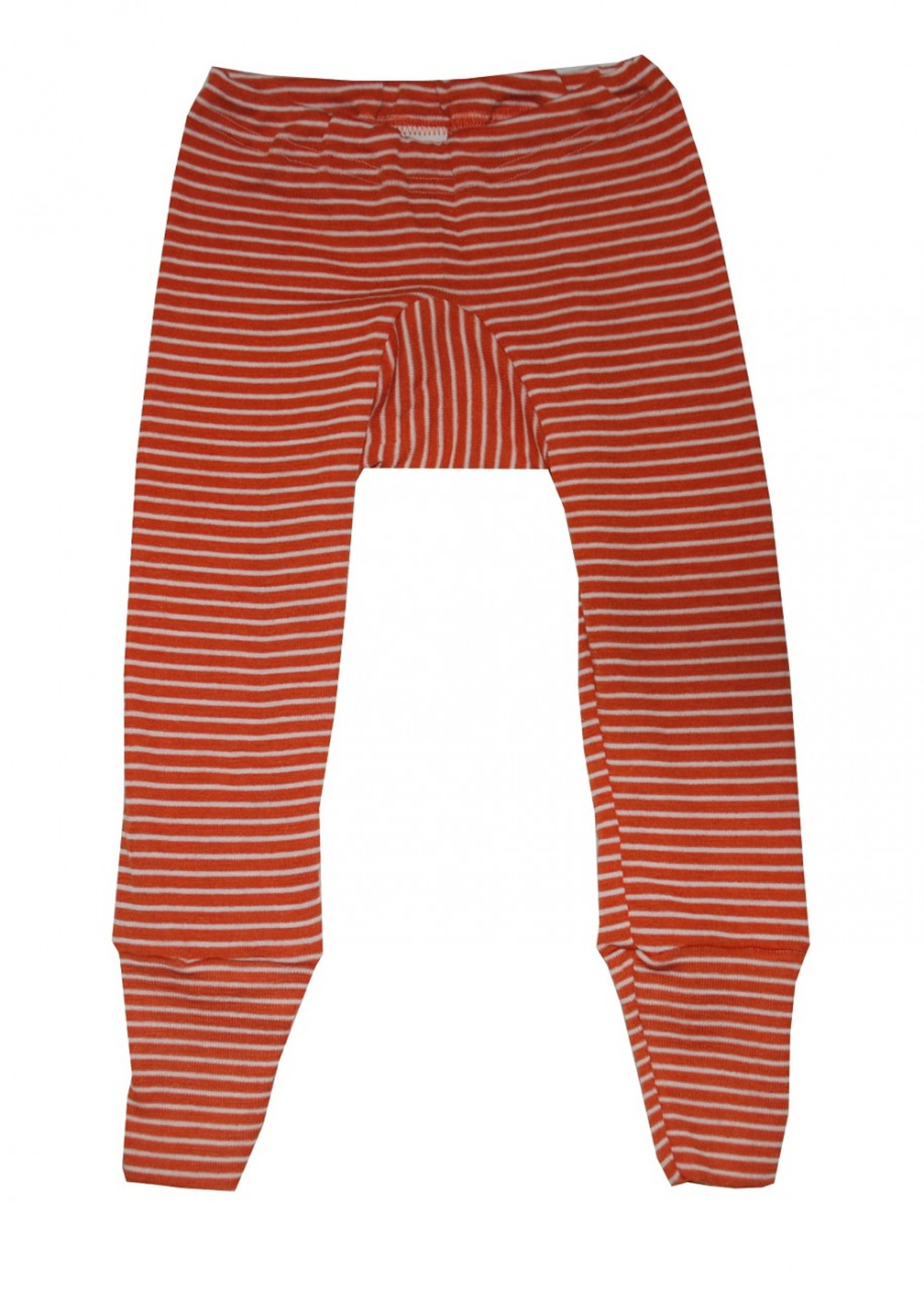 organic merino wool and silk kids leggings - red/natural stripe – Lila New  York LLC