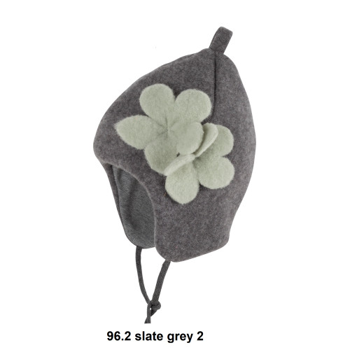 Organic Wool Fleece Hat
Color: 96.2 slate grey 2
