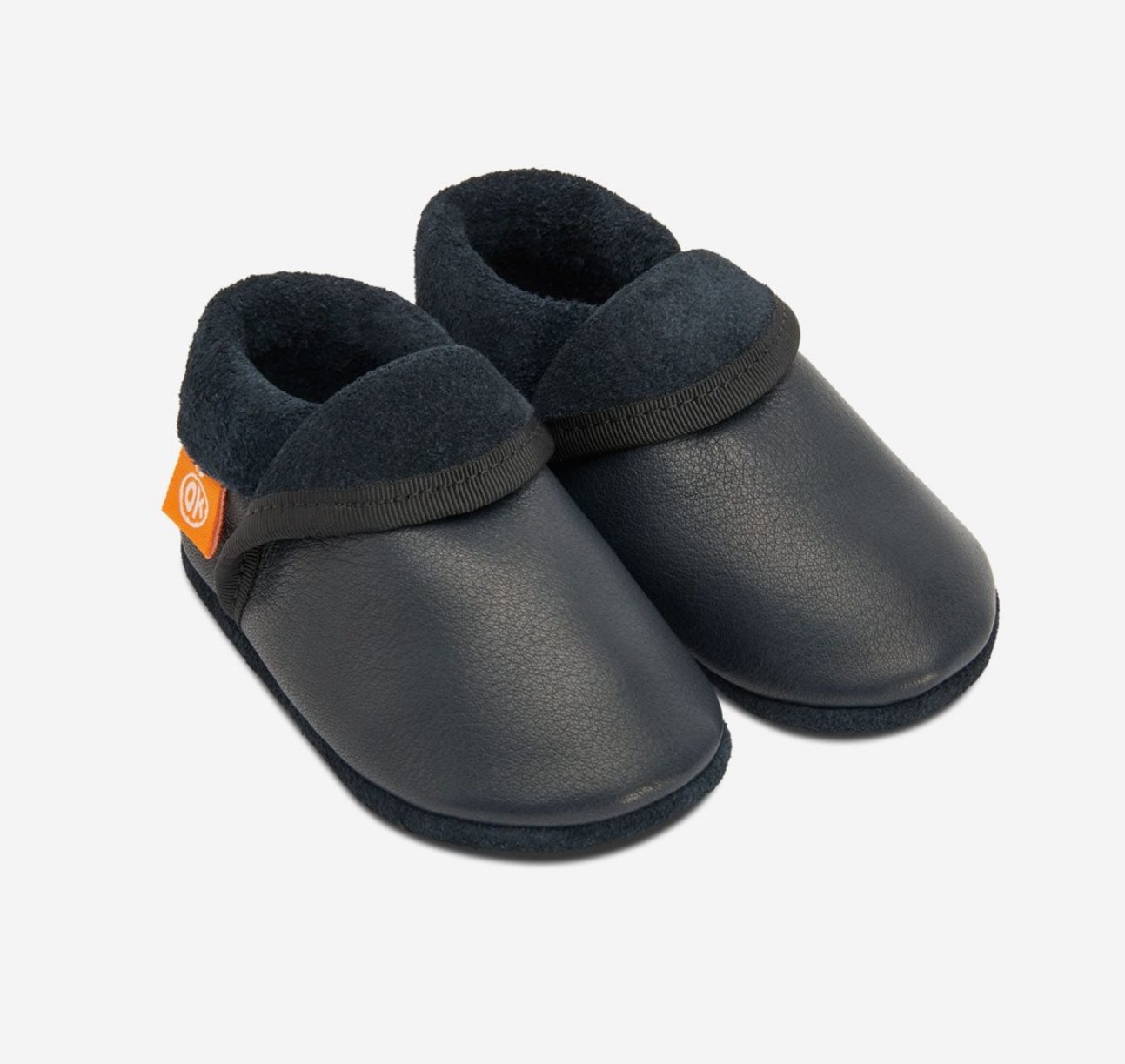 Natural Leather Slippers - 