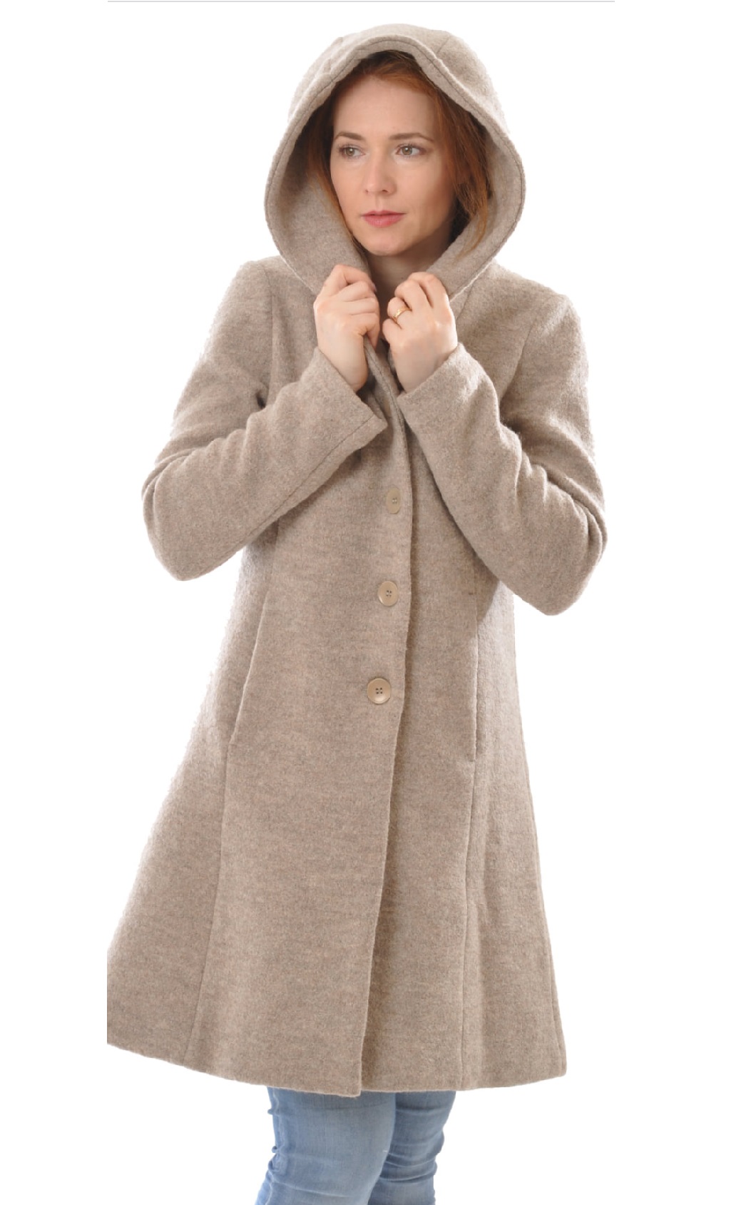 【BAON】Hatocheu Wool Hood Coat - Wool 70 BAON】Hatocheu Wool Hood Coat - Wool 70 il_340x270