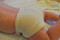 Muslin flat back view