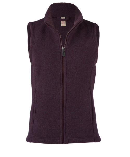 Engel Organic Thick Wool Fleece Women's Vest - Little Spruce Organics