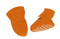 Disana Boiled Wool Booties
Color: Orange