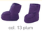 Disana Boiled Wool Booties
Color: Plum