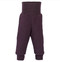 Organic Wool Fleece Pants with High Waistband
Color: 059E purple melange