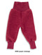Organic Wool Fleece Pants with High Waistband
