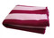 Organic Merino Wool Knitted Baby Blanket
Color: Berry/ Pink Stripes