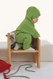 Disana Organic Boiled Wool Bunting (Overall)
Color: Green