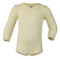 Merino Wool/ Silk Long Sleeved Bodysuit
Color:  01 Natural
