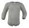 Merino Wool/ Silk Long Sleeved Bodysuit
Color: 091 light grey melange