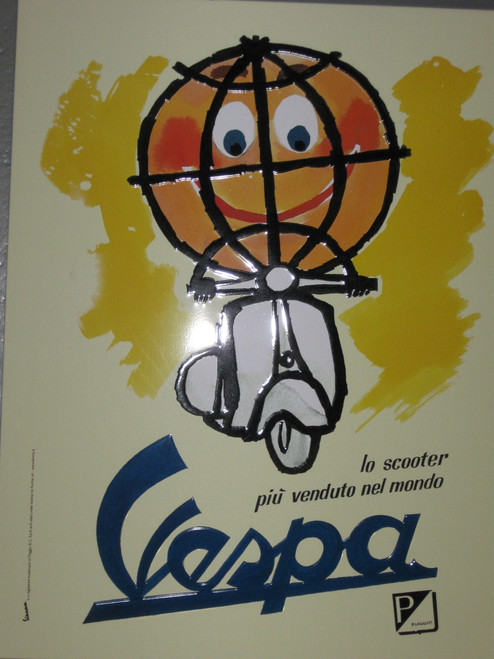 VESPA COLLECTIBLE TIN SIGN