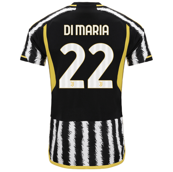 DI MARIA #22 Juventus 23/24 Authentic Men's Home Shirt