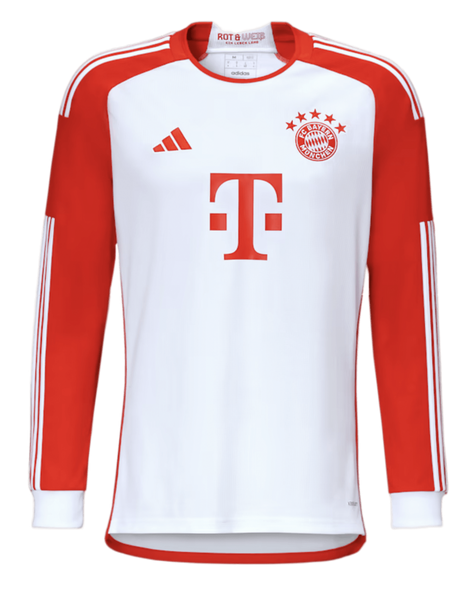KIMMICH #6 Bayern Munich 23/24 Men's Home Long Sleeve Shirt