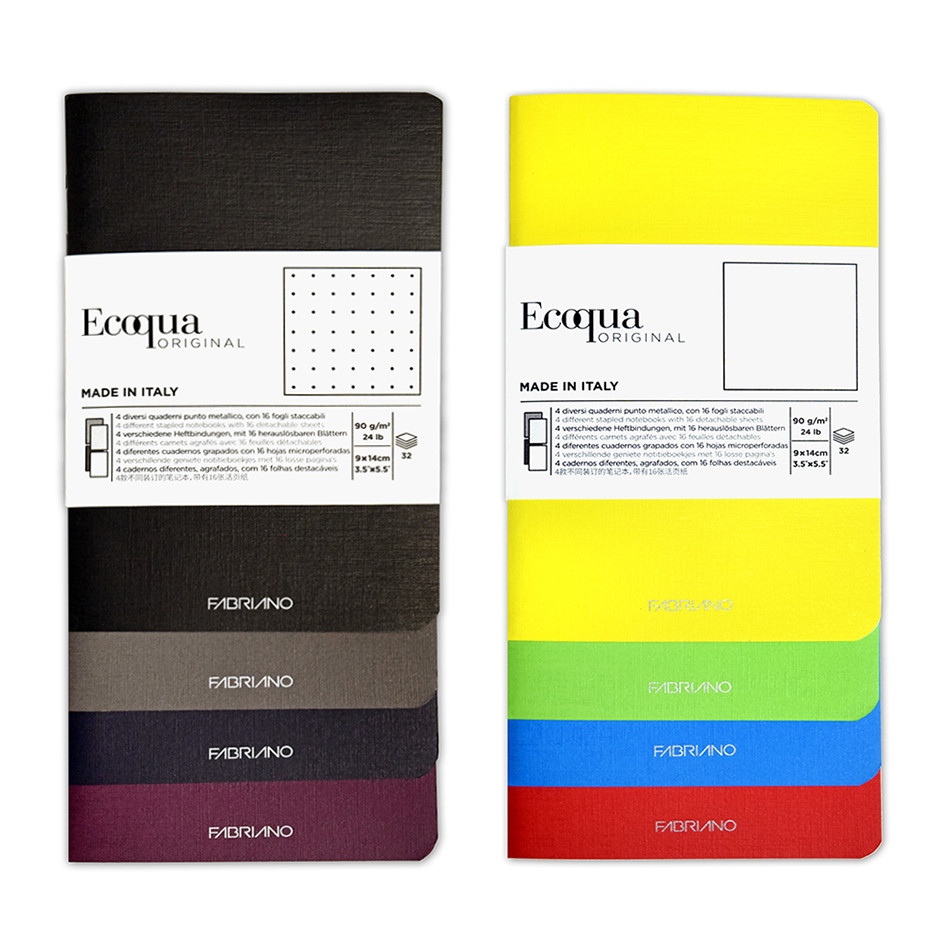 Fabriano Ecoqua Pocket Size Notebook Packs
