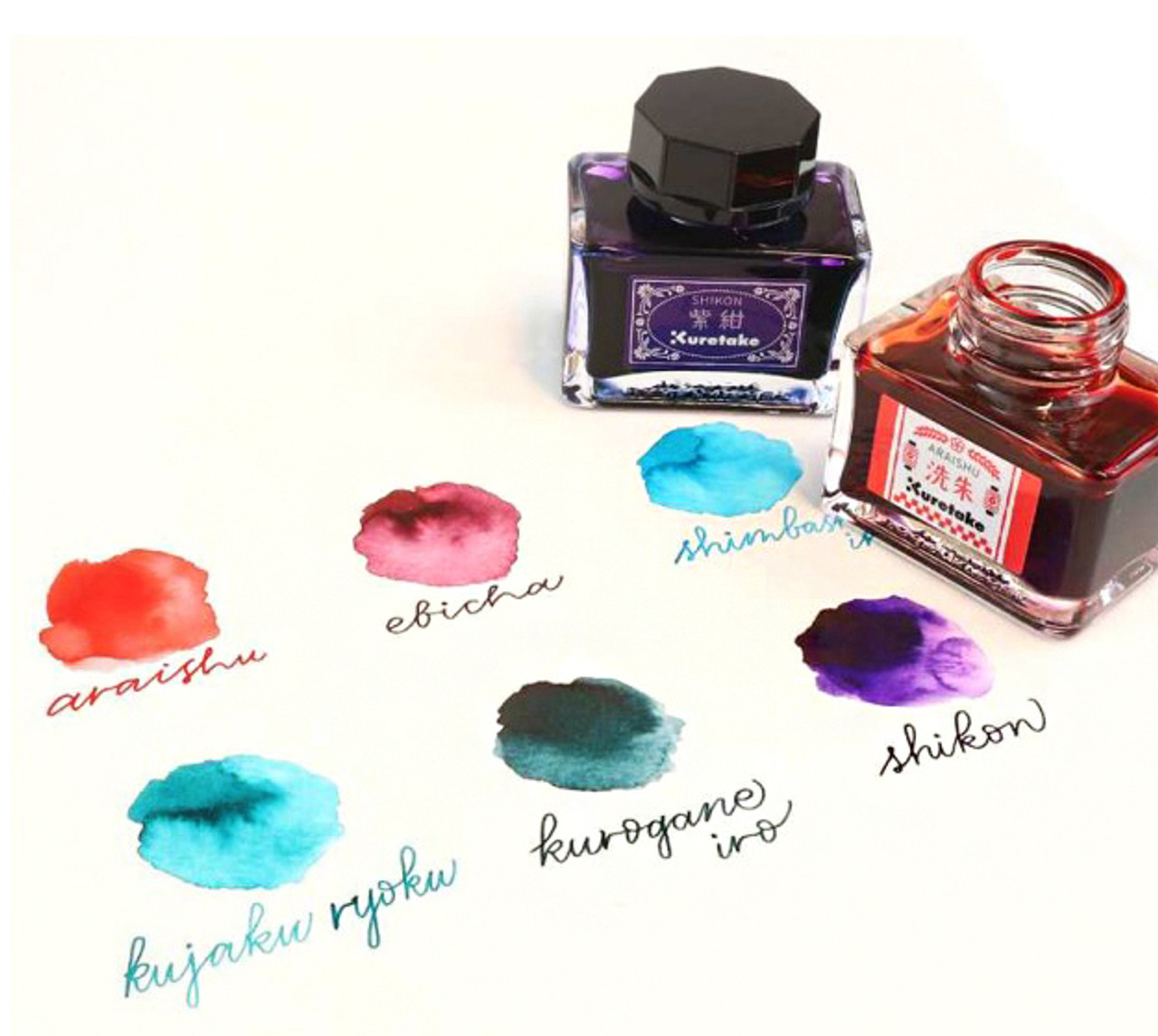 Kuretake Ink Café Meiji no Iro Bottled Inks