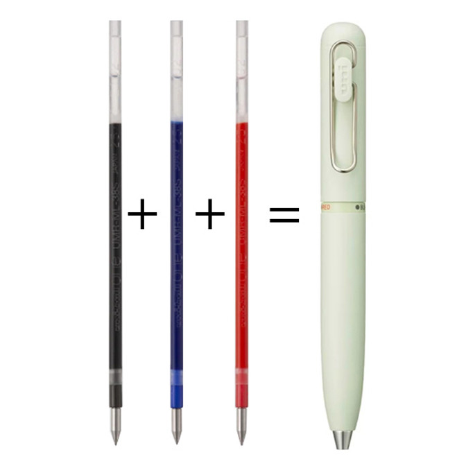 uniball One 3 Multicolor Pens