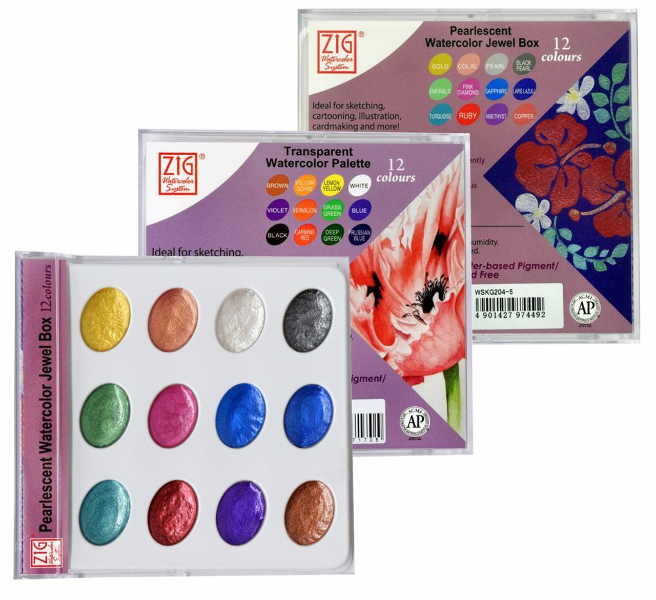 Watercolor Palette Inserts - 9 - 12-CT-WP-0912