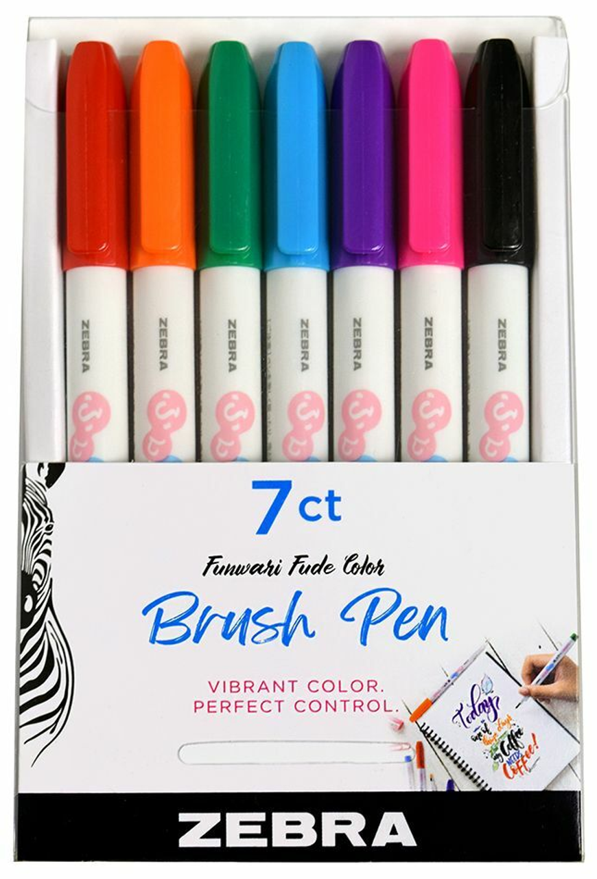 Zebra Funwari Fude Color Brush Pens