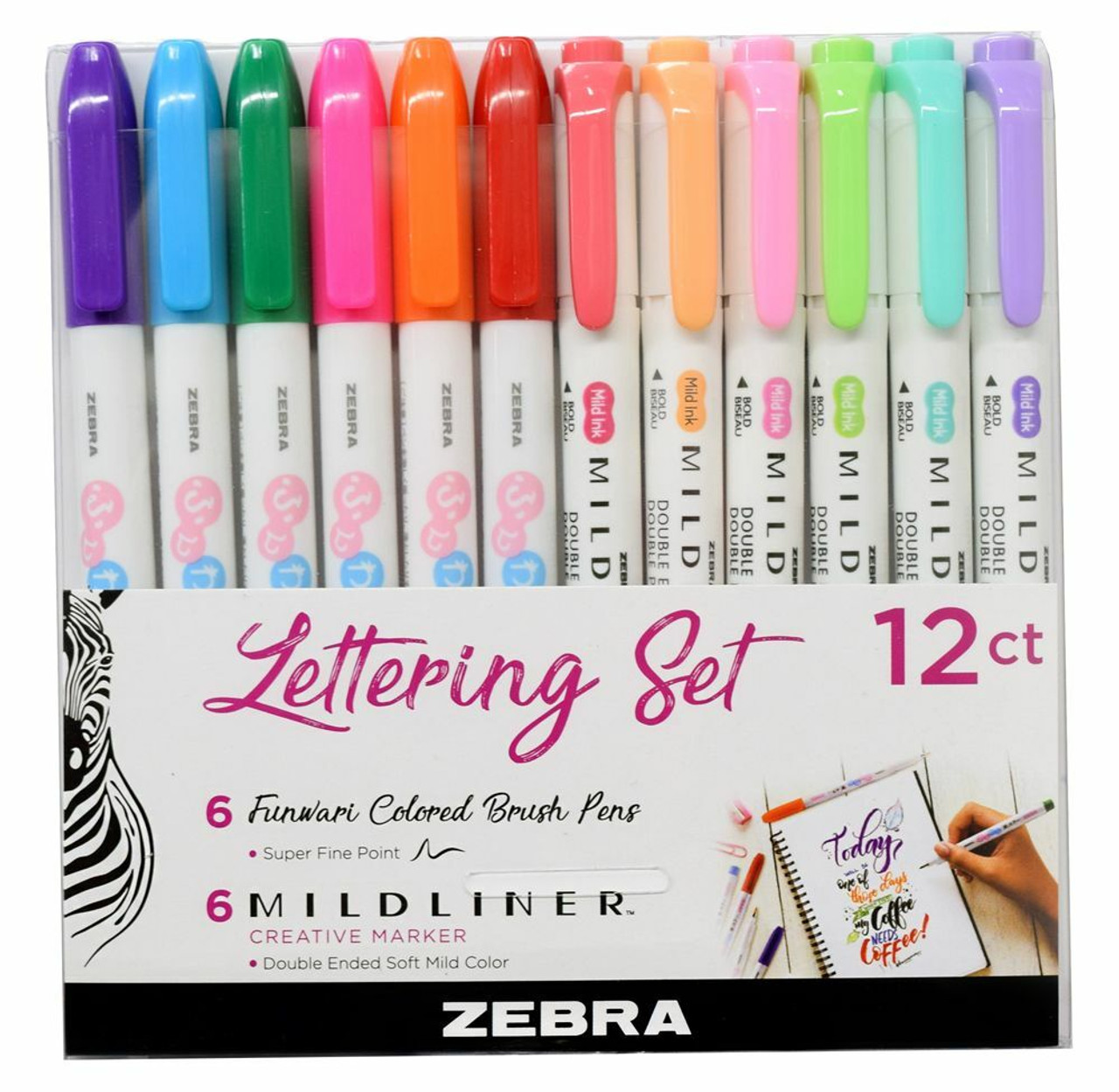 Zebra Lettering & Journal Sets