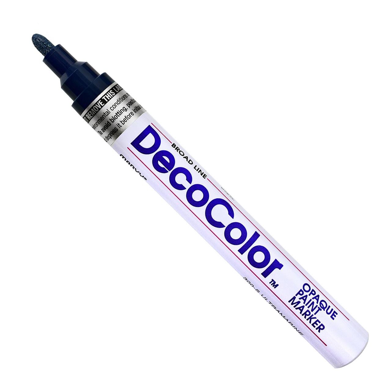 MARVY UCHIDA DECOCOLOR EXTRA FINE PAINT MARKER SILVER 