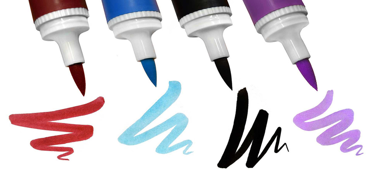 1x Sharpie STAINED Fabric Ink Marker Pen ~ Brush Tip / Nib CHOOSE FROM 8  Colours