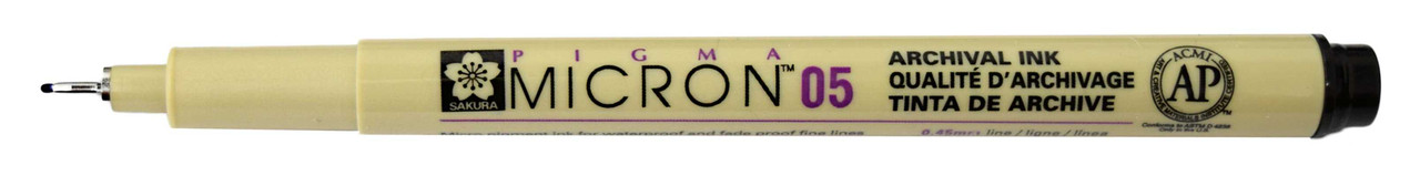 Pigma Micron 05 Fineliner Pen, 0.45 mm, Orange in 2023