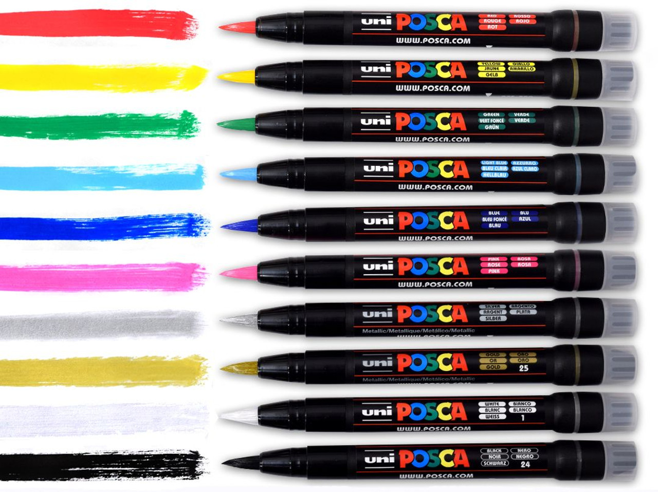 Is the Posca PCF-350 for you? If you're looking for a soft tip to add  detail this would be perfect for you! However if you want to cover…