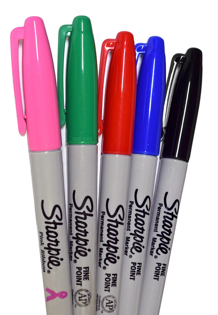Sharpie Retractable Marker, Black Fine Point- Carded, 6/pack